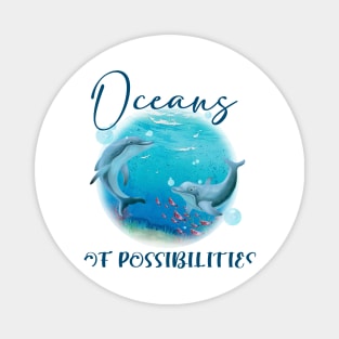 summer reading 2022 oceans sublimation Magnet